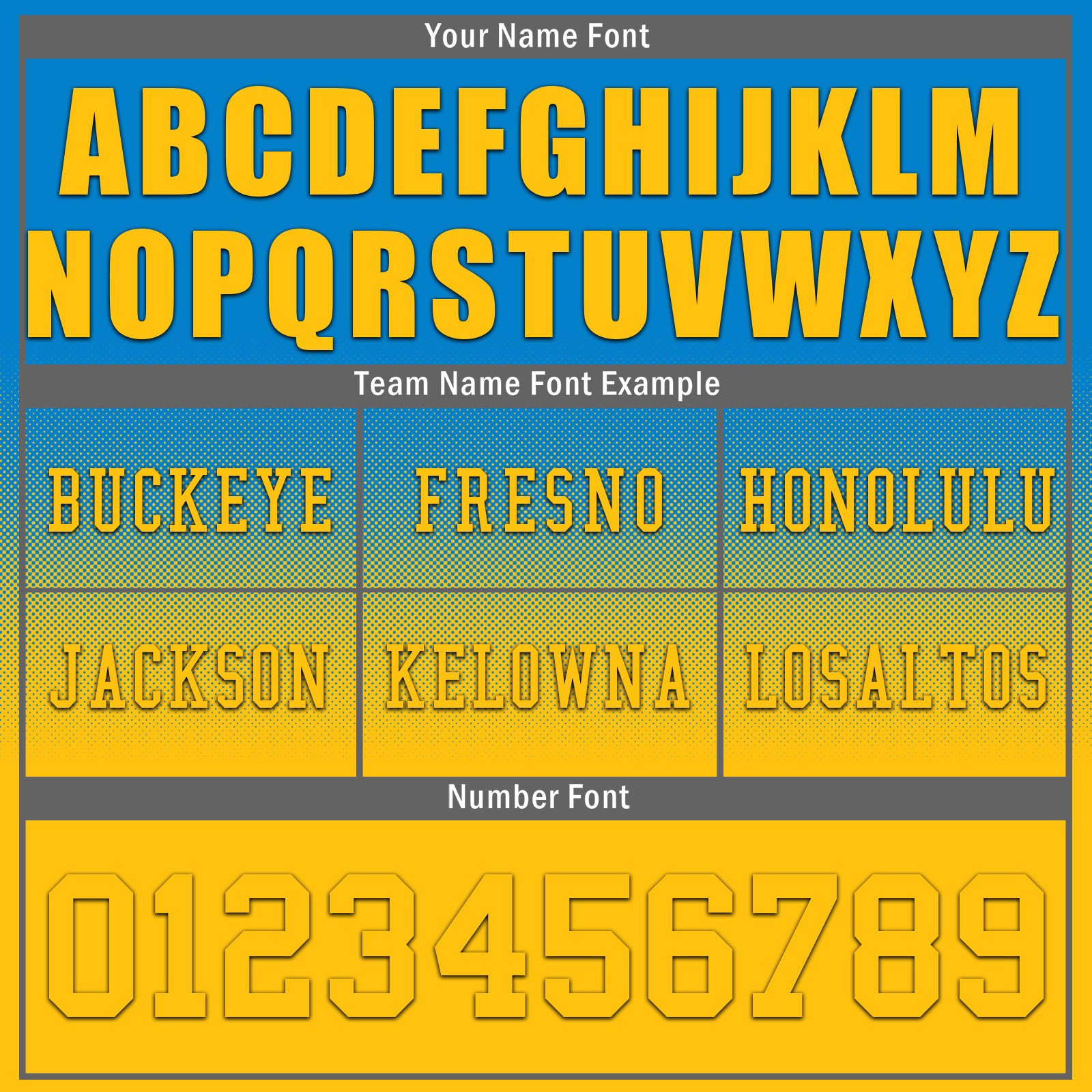 Custom Blue Yellow Los Angeles Football Jersey and Hat Combo Offer Personalized Combo ZH-D020326-22