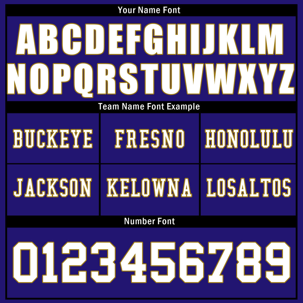Custom Baltimore Personalized Authentic Football Jersey FBJ02-E0607-5