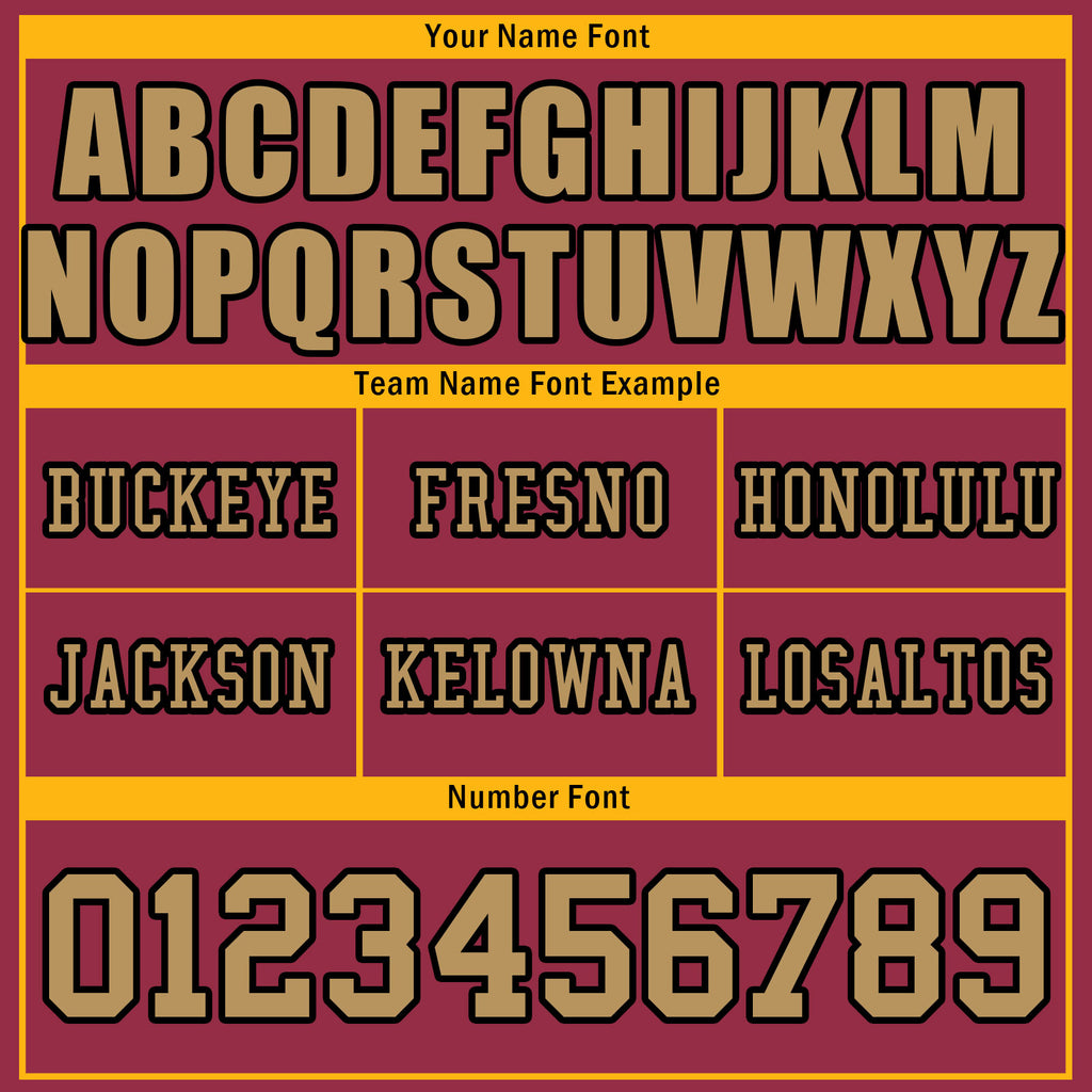 Custom Red Arizona Personalized Authentic Football Jersey FBJ02-D025033-1