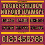 Custom Red Arizona Personalized Authentic Football Jersey FBJ02-D025033-1