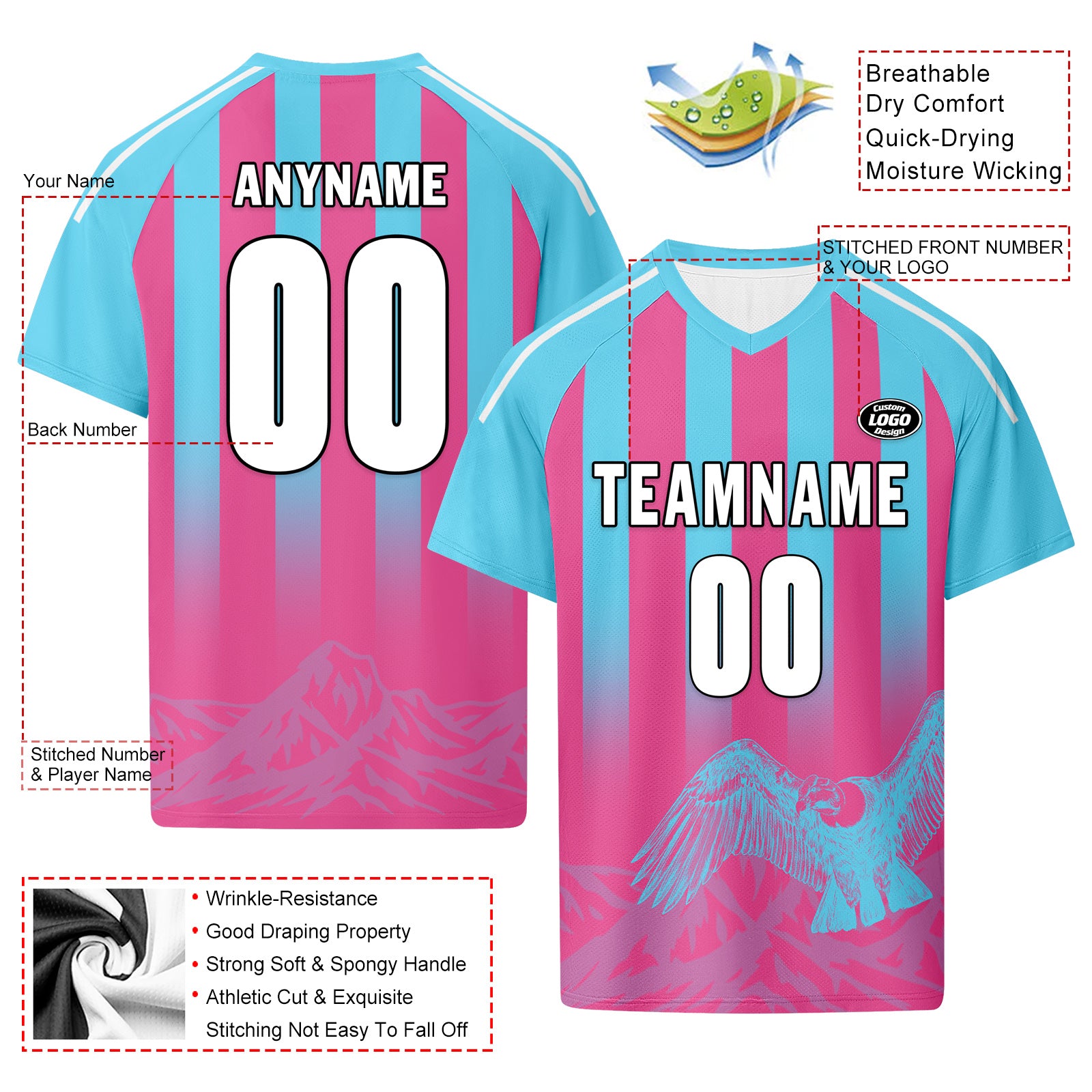Custom Argentina 2026 World Cup Football Shirt Customized Soccer Jersey for Fans Add Your Name & Number FZ190-F007001-11
