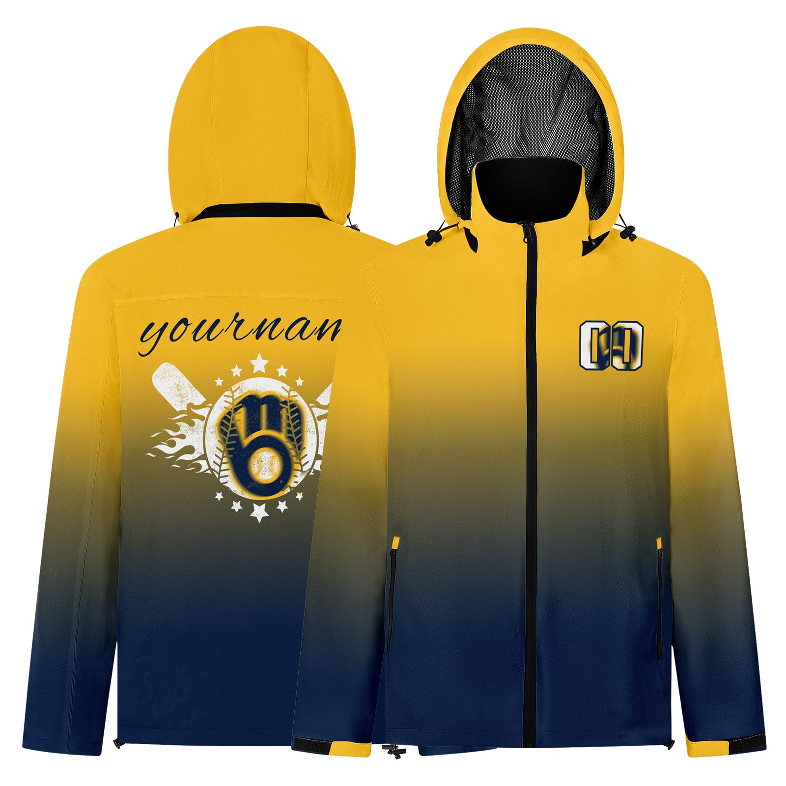 Custom Baseball Outerwear and Hat Combo Offer Personalized Combo ZH-E025020-17