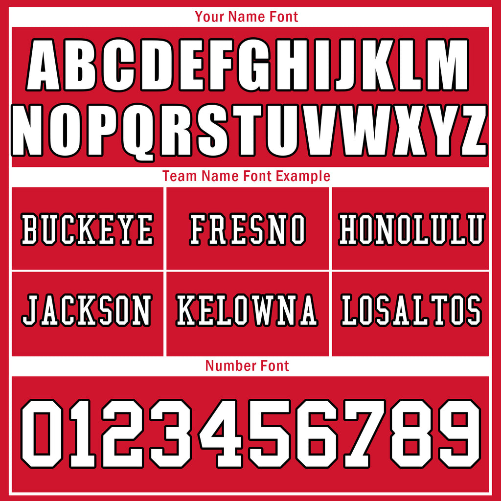 Custom Red Tampa Personalized Authentic Football Jersey FBJ02-D020256-15