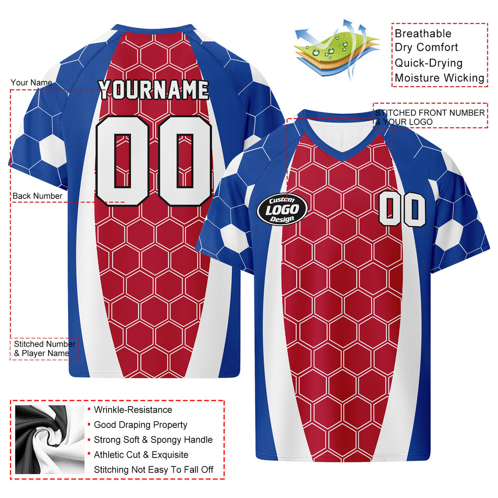Custom France 2026 World Cup Football Shirt Customized Soccer Jersey for Fans Add Your Name & Number FZ190-F023107-12