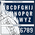 Custom Blue White Classic Style Personalized Authentic Baseball Jersey UN002-D0b0a00-9
