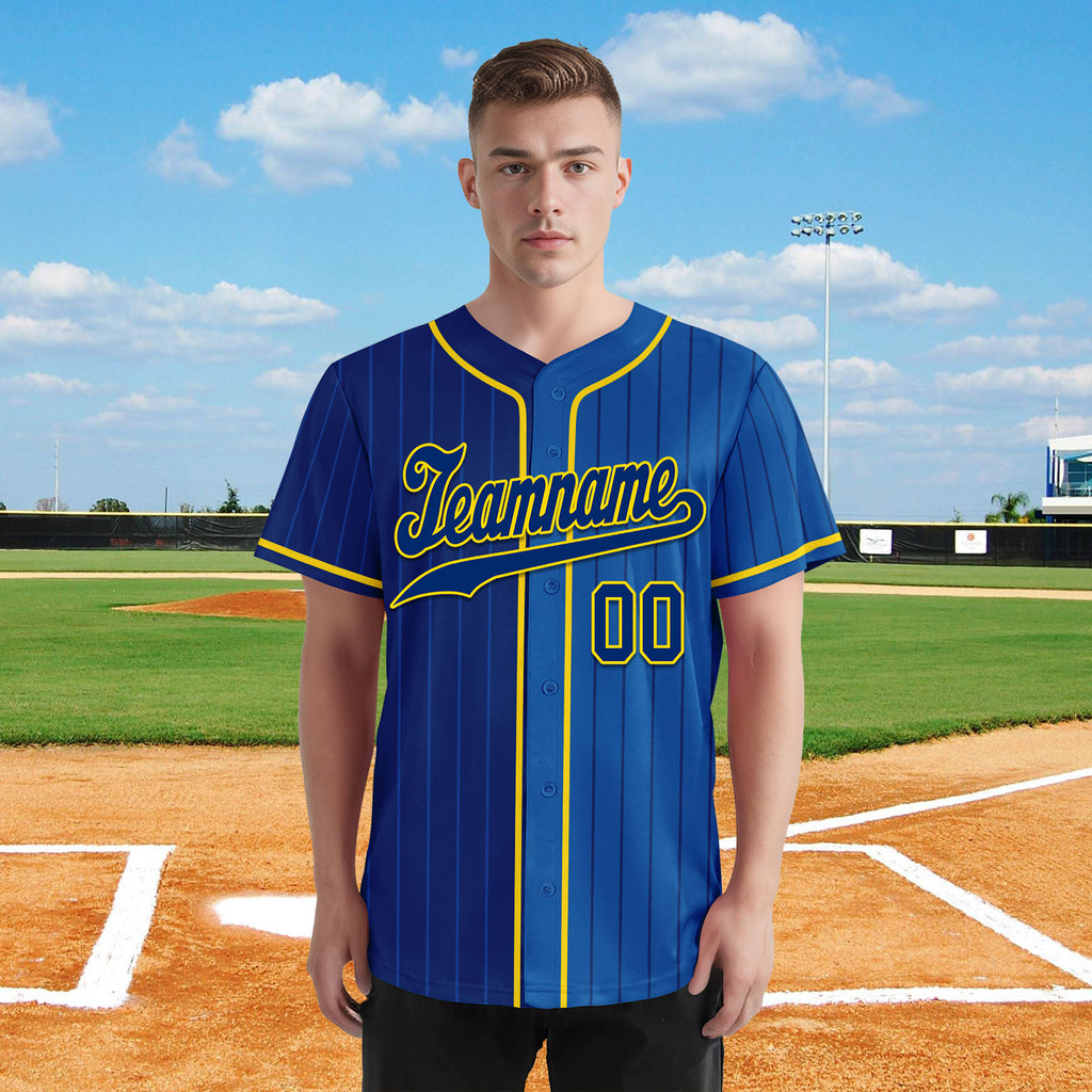 Custom Stripe Fashion Personalized Authentic Baseball Jersey BSBJ01-E06043-25