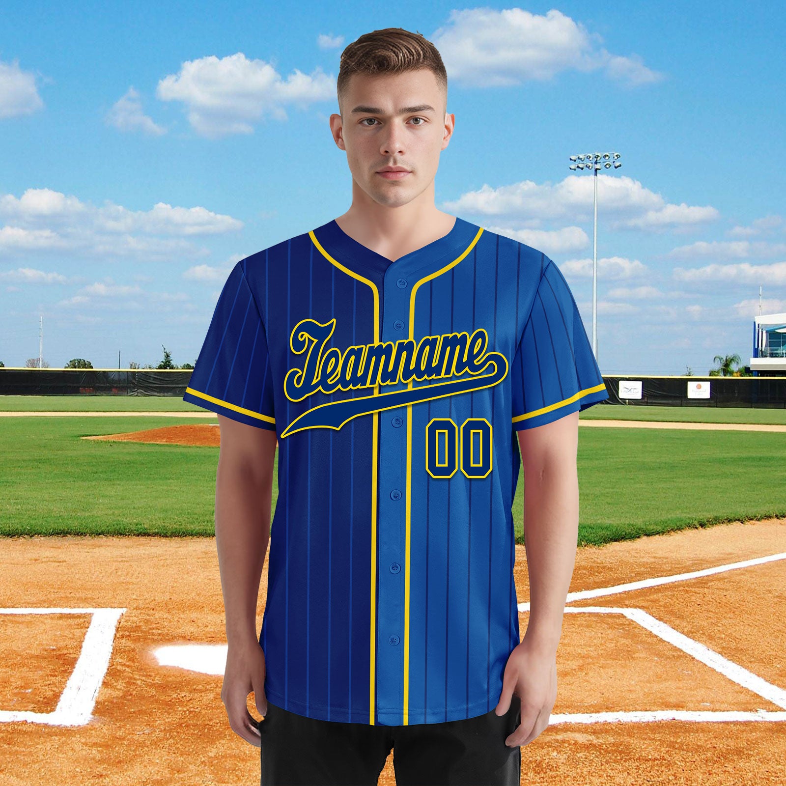 Custom Stripe Fashion Personalized Authentic Baseball Jersey BSBJ01-E06043-25