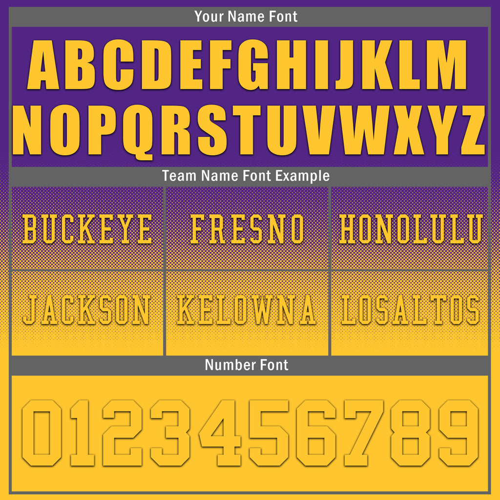 Custom Purple Yellow Minnesota Personalized Authentic Football Jersey FBJ02-D020249-17