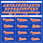 Custom Blue Orange City Edition Personalized Authentic Baseball Jersey BSBJ01-D017128