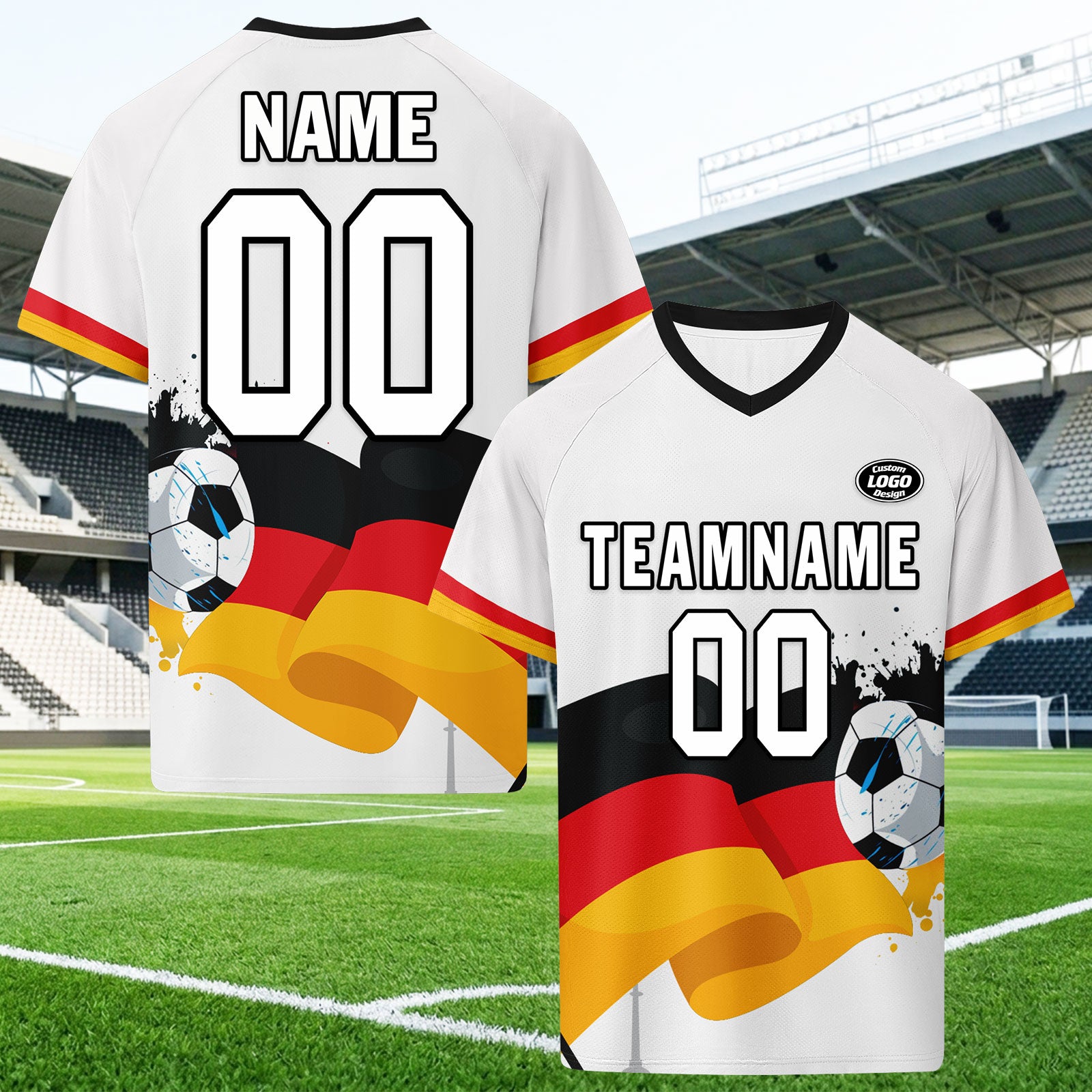 Custom Germany 2026 World Cup Football Shirt Customized Soccer Jersey for Fans Add Your Name & Number FZ190-F028093-2