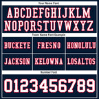 Custom Dark Blue Houston Personalized Authentic Football Jersey FBJ02-E0601-12