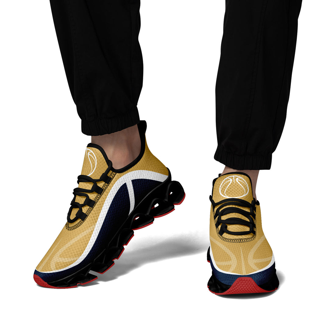 Custom Blue Yellow Maxsoul Shoes Personalized Sneaker FN003XD-D020391-12