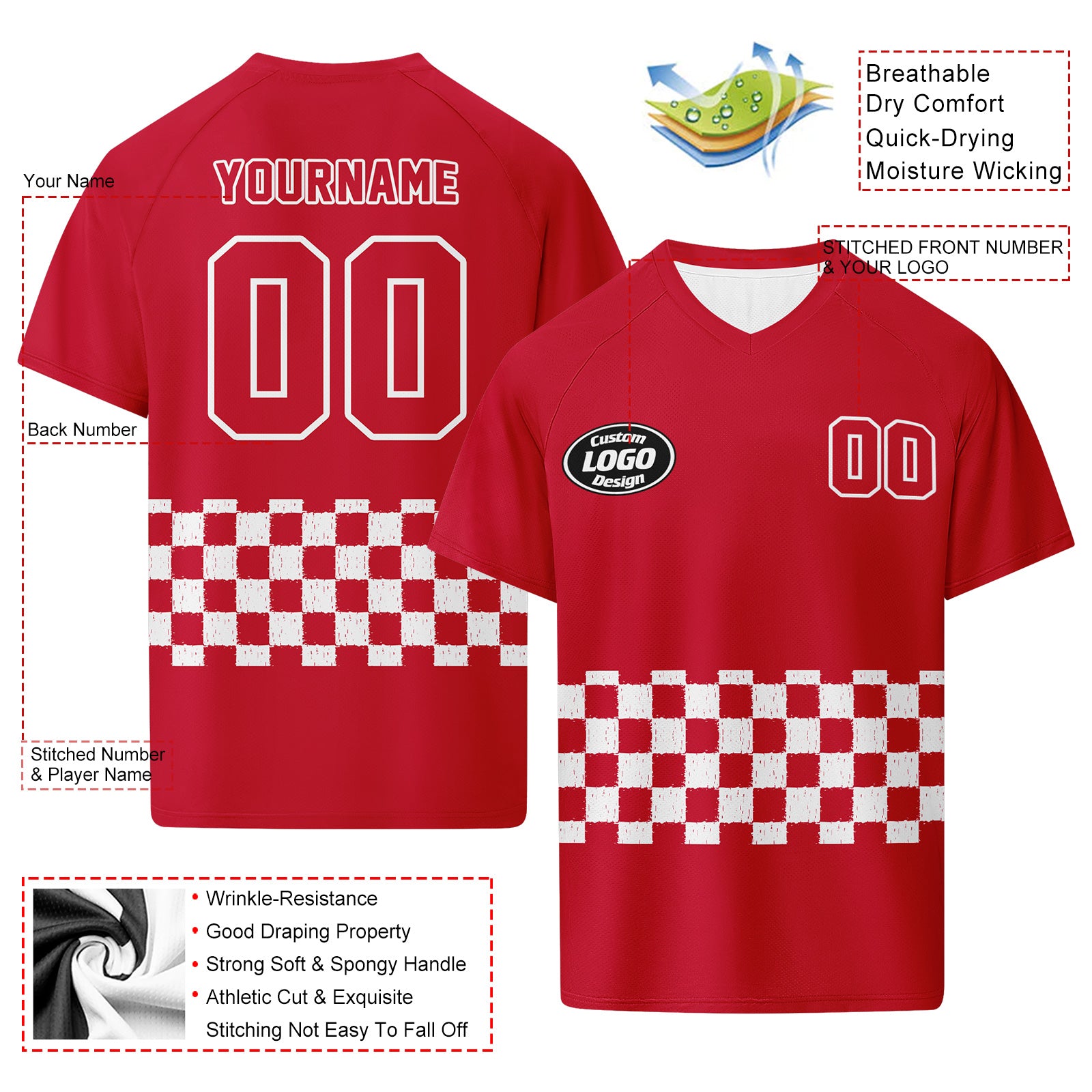 Custom Austria 2026 World Cup Football Shirt Customized Soccer Jersey for Fans Add Your Name & Number FZ190-F027102-8
