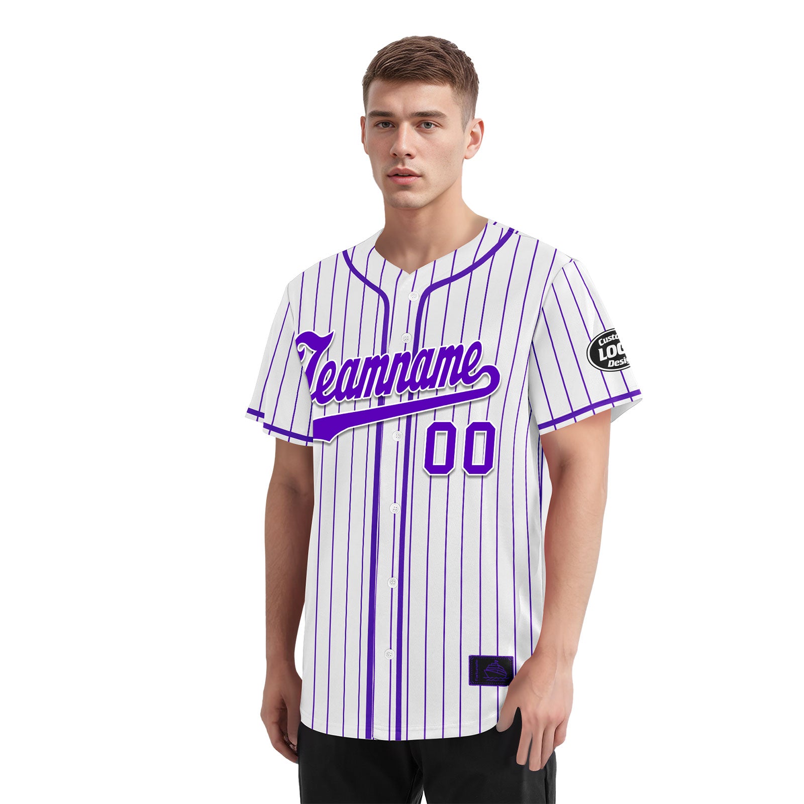Custom Stripe Fashion Personalized Authentic Baseball Jersey BSBJ01-E025078-4