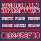 Custom Blue New England Personalized Authentic Football Jersey FBJ02-D025033-26