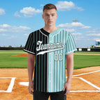 Custom Stripe Fashion Personalized Authentic Baseball Jersey BSBJ01-E06043-28