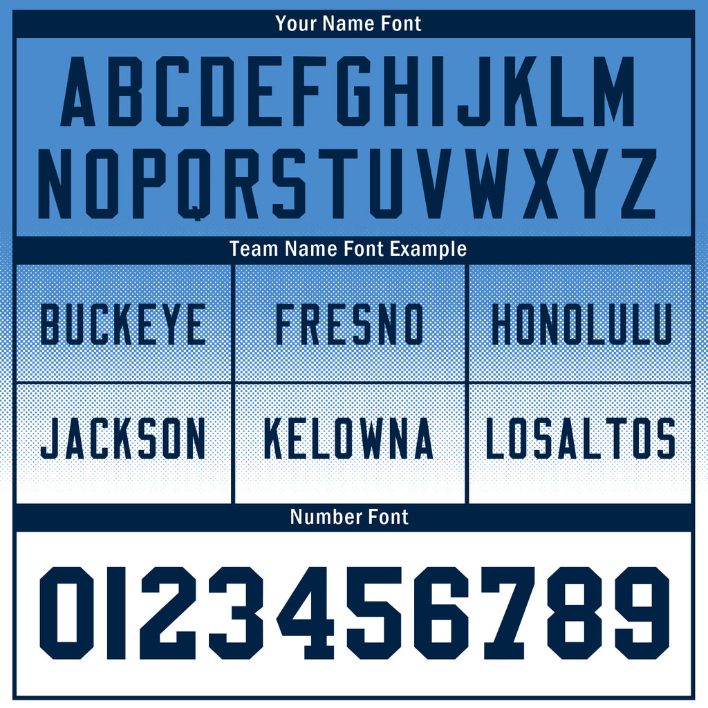 Custom Blue Deep Blue Tennessee Personalized Authentic Football Jersey FBJ02-D023033-32