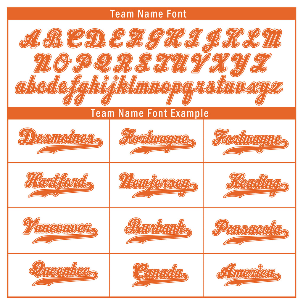 Custom White Orange Raglan Sleeves Personalized Authentic Baseball Jersey BSBJ01-D020200-3