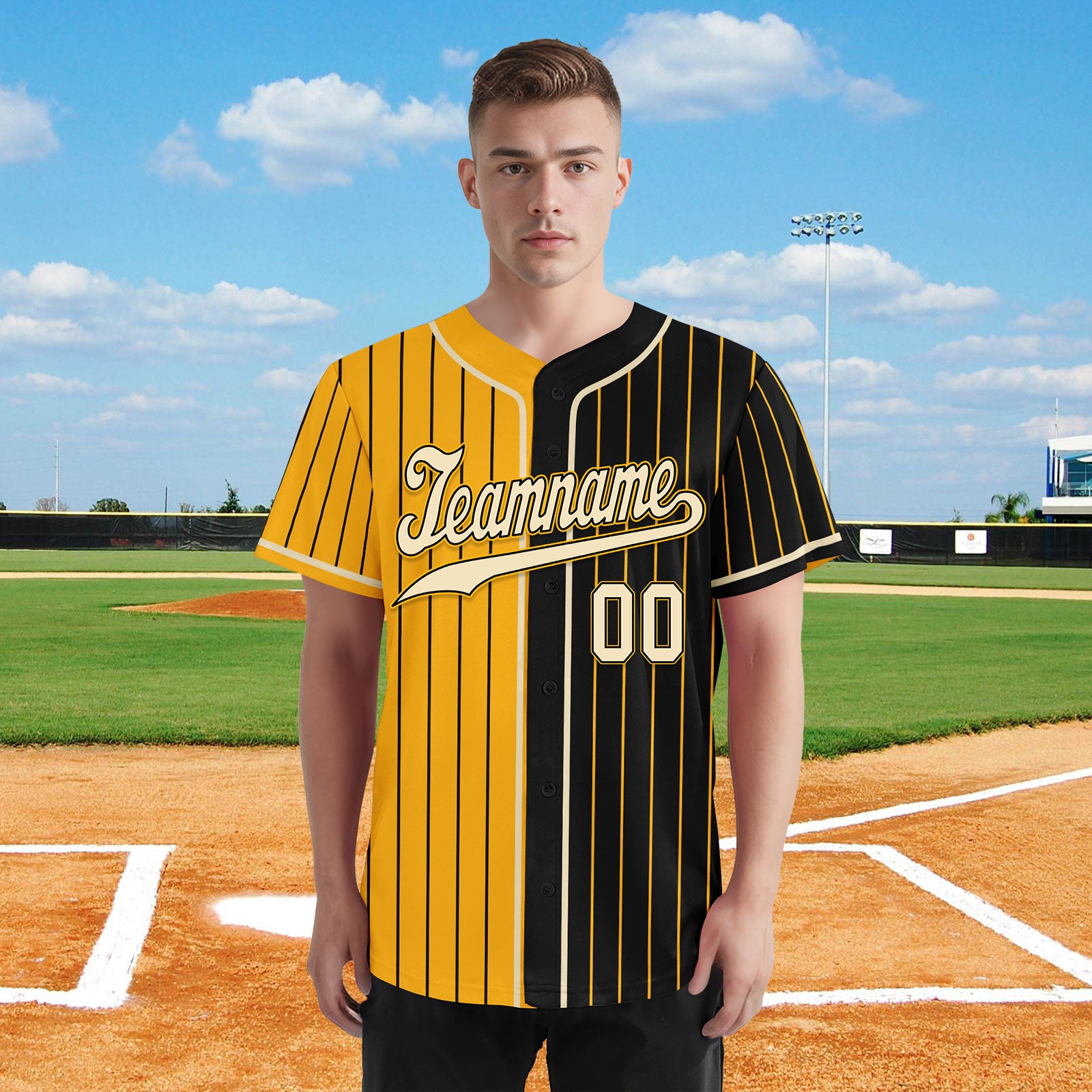 Custom Stripe Fashion Personalized Authentic Baseball Jersey BSBJ01-E06043-8