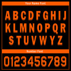 Custom Black Orange Jersey MaxSoul Shoes and Hat Combo Offer Personalized ZH-D0b0087-b