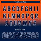 Custom Orange Blue Fade Fashion Personalized Authentic Baseball Jersey UN002-bd0b007b-ae