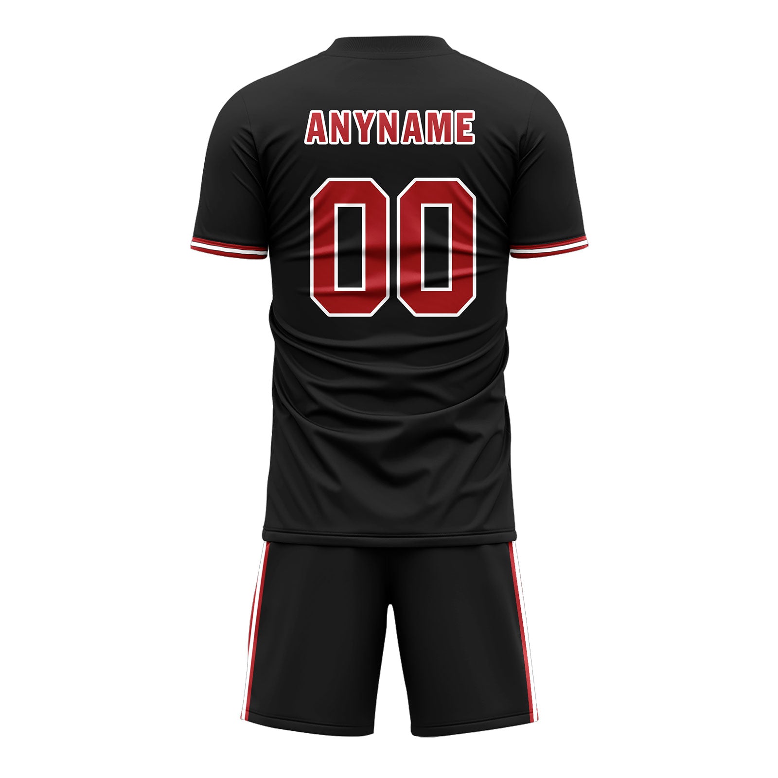 Custom Black Soccer Sets Jersey Personalized SCJ101-D28025