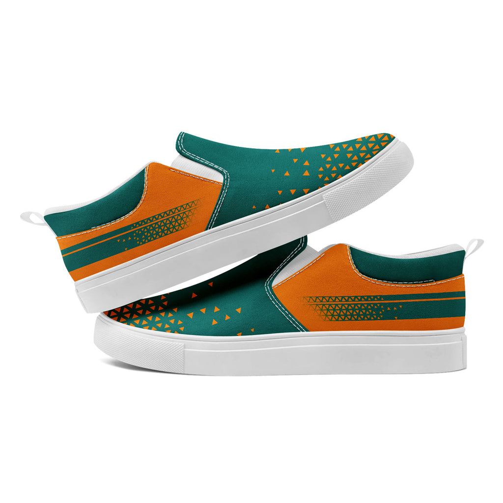 Custom Canvas Sneakers Personalized Slip On Shoes FN071-E023042-6