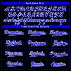 Custom Blue Black Raglan Sleeves Personalized Authentic Baseball Jersey BSBJ01-D017169
