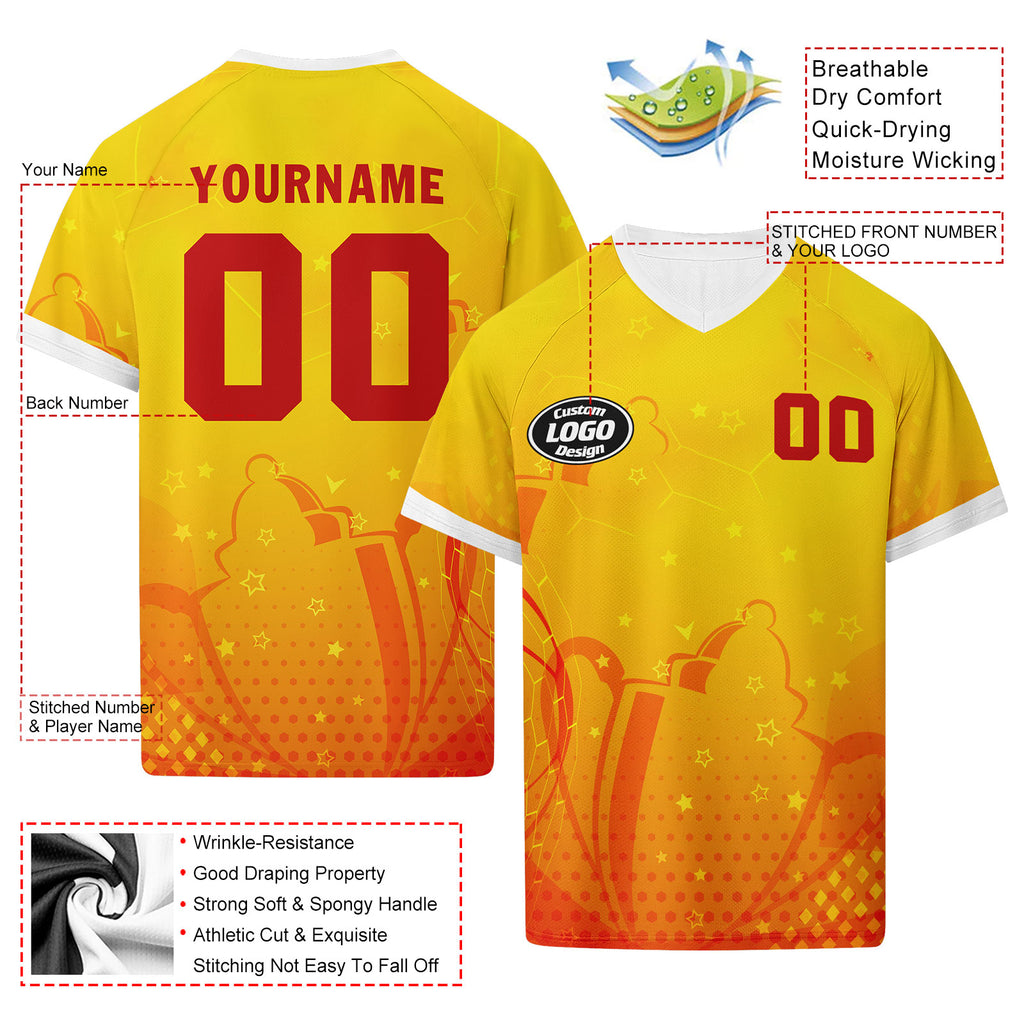 Custom Spain 2026 World Cup Football Shirt Customized Soccer Jersey for Fans Add Your Name & Number FZ190-F025072-5