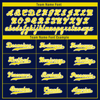 Custom Blue Yellow Raglan Sleeves Personalized Authentic Baseball Jersey BSBJ01-D017182