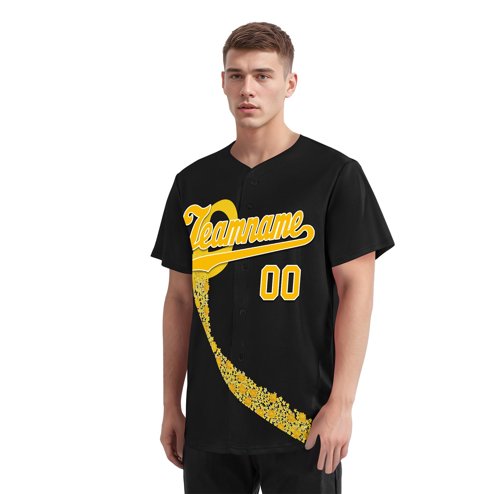Custom Black World Cancer Day Personalized Authentic Baseball Jersey BSBJ01-E06020-1