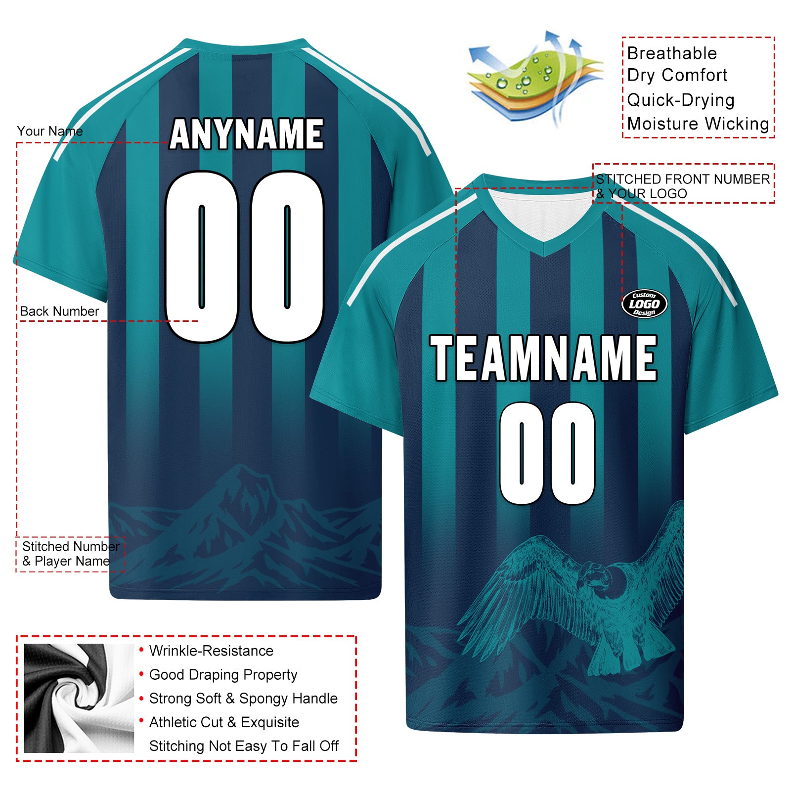 Custom Argentina 2026 World Cup Football Shirt Customized Soccer Jersey for Fans Add Your Name & Number FZ190-F007001-13
