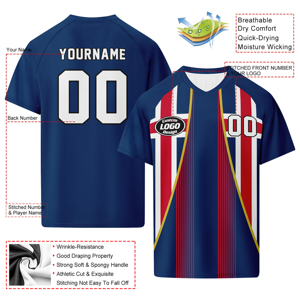 Custom England 2026 World Cup Football Shirt Customized Soccer Jersey for Fans Add Your Name & Number FZ190-F023109-4
