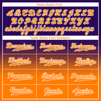 Custom Purple Orange Fade Fashion Personalized Authentic Baseball Jersey BSBJ01-D0a70de