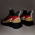Custom Red Gold Maxsoul Shoes Personalized Sneaker FN030A-E020011-18