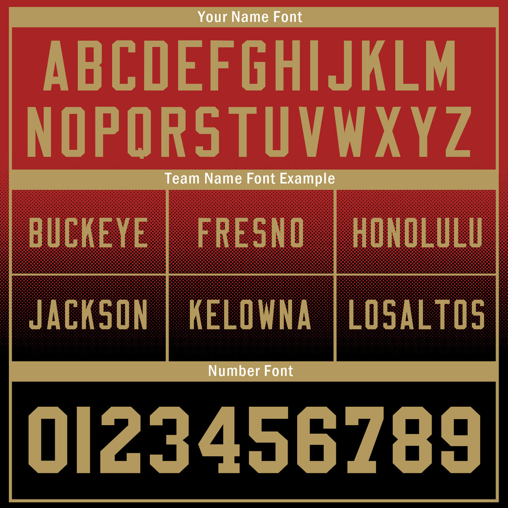 Custom Yellow Red California Personalized Authentic Football Jersey FBJ02-D023033-25