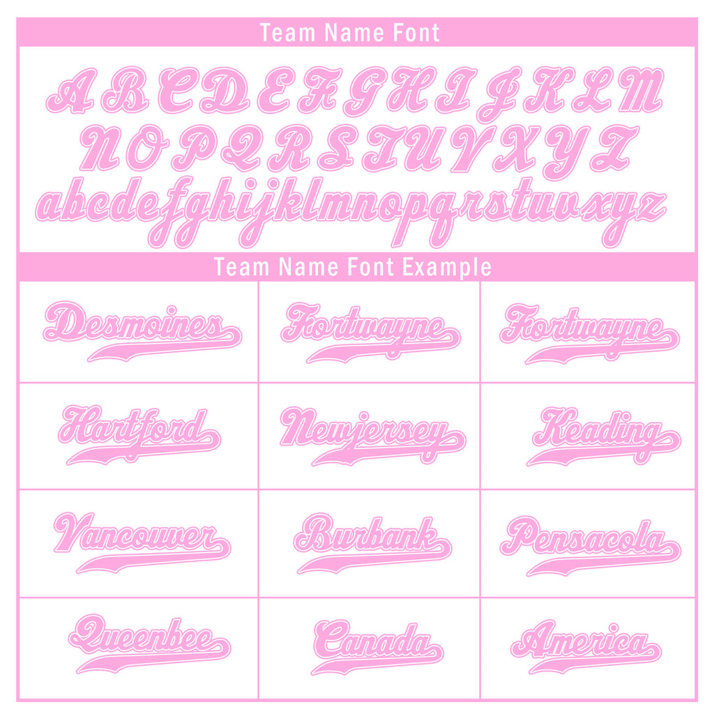 Custom White Pink Raglan Sleeves Personalized Authentic Baseball Jersey BSBJ01-D020200-15