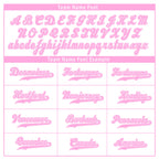 Custom White Pink Raglan Sleeves Personalized Authentic Baseball Jersey BSBJ01-D020200-15