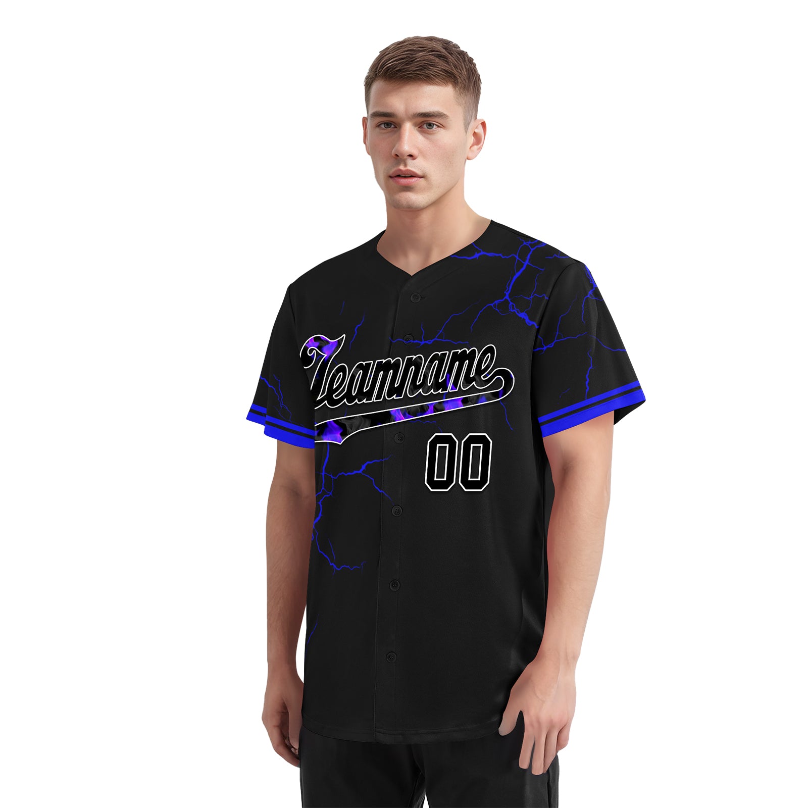 Custom Gothic Personalized Authentic Baseball Jersey BSBJ01-E06010