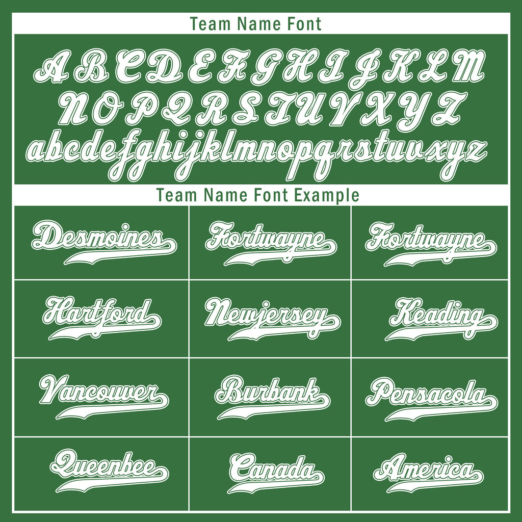 Custom Green White Raglan Sleeves Personalized Authentic Baseball Jersey BSBJ01-D020200-10