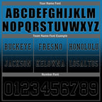 Custom Blue Black Carolina Football Jersey and Hat Combo Offer Personalized Combo ZH-D020326-5