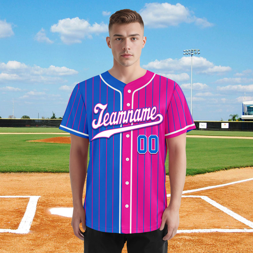 Custom Stripe Fashion Personalized Authentic Baseball Jersey BSBJ01-E06043-11