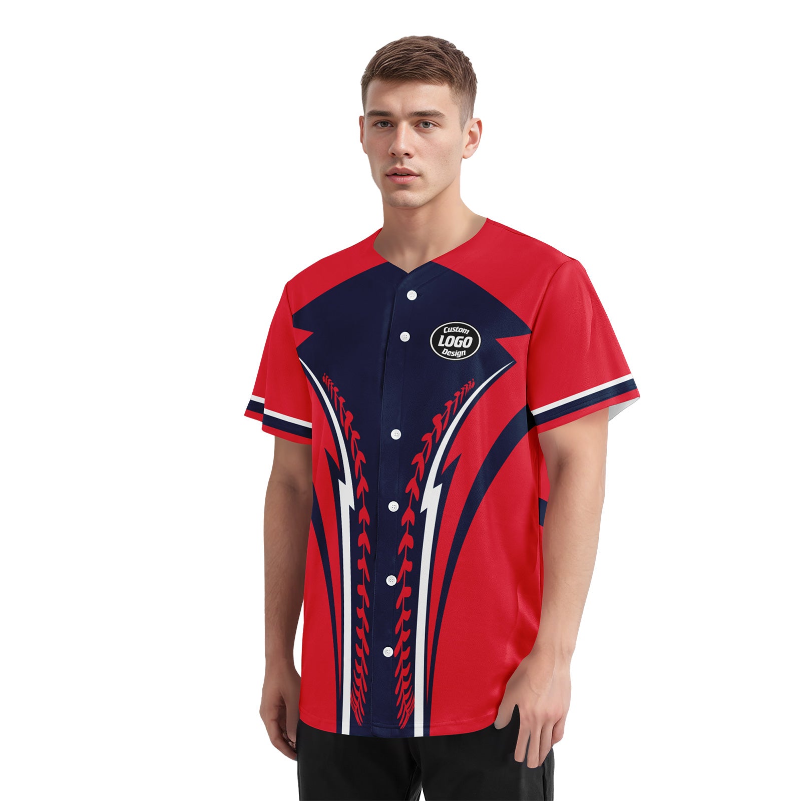Custom Personalized Authentic Baseball Jersey BSBJ01-E023019-18