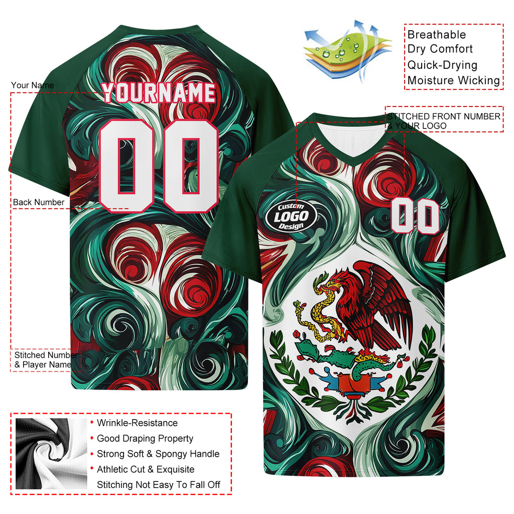 Custom Mexico 2026 World Cup Football Shirt Customized Soccer Jersey for Fans Add Your Name & Number FZ190-F020057-3