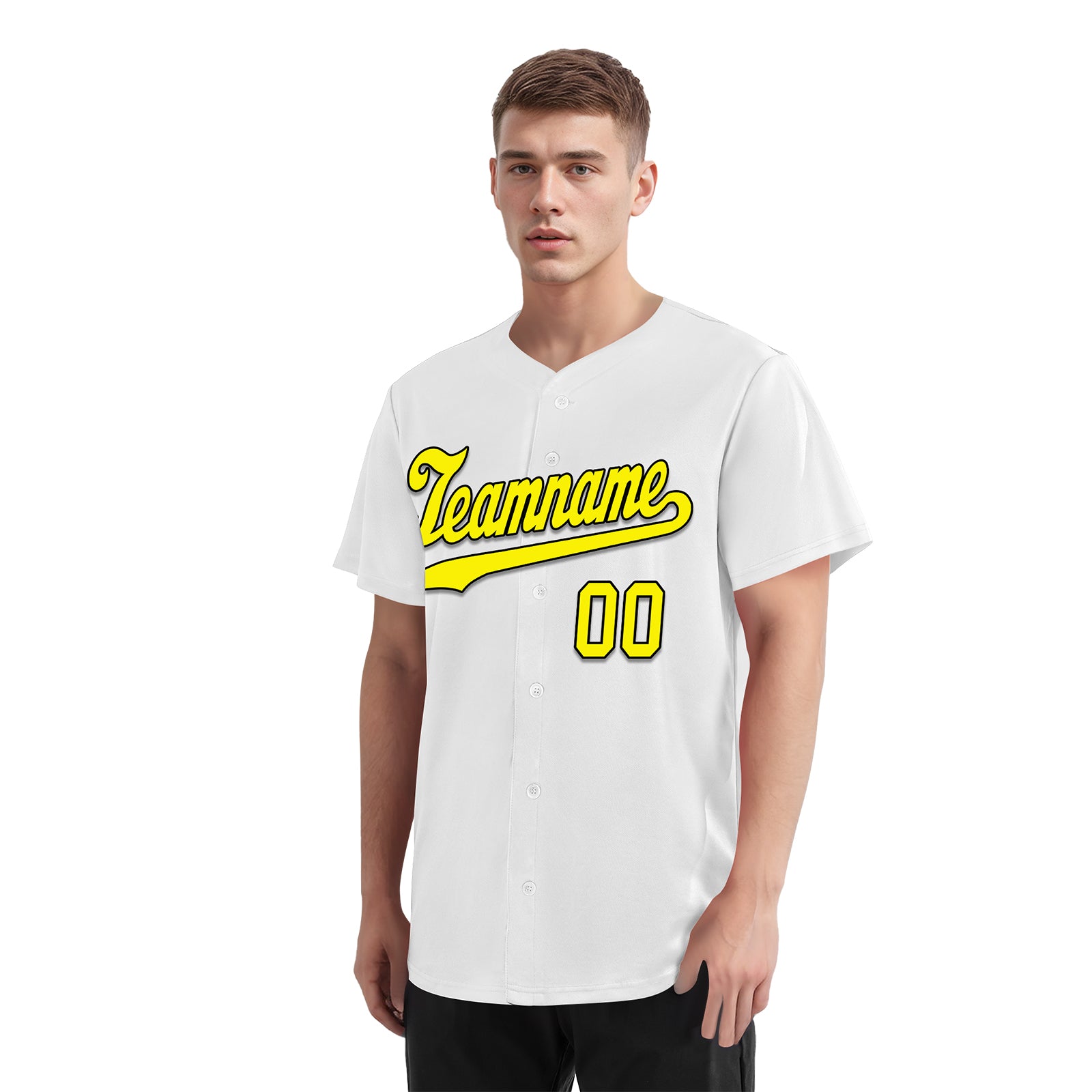 Custom White World Cancer Day Personalized Authentic Baseball Jersey BSBJ01-E06020-5