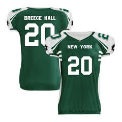 Custom Green White New York High-Performance American Football Jersey FBJ06-D023001-28