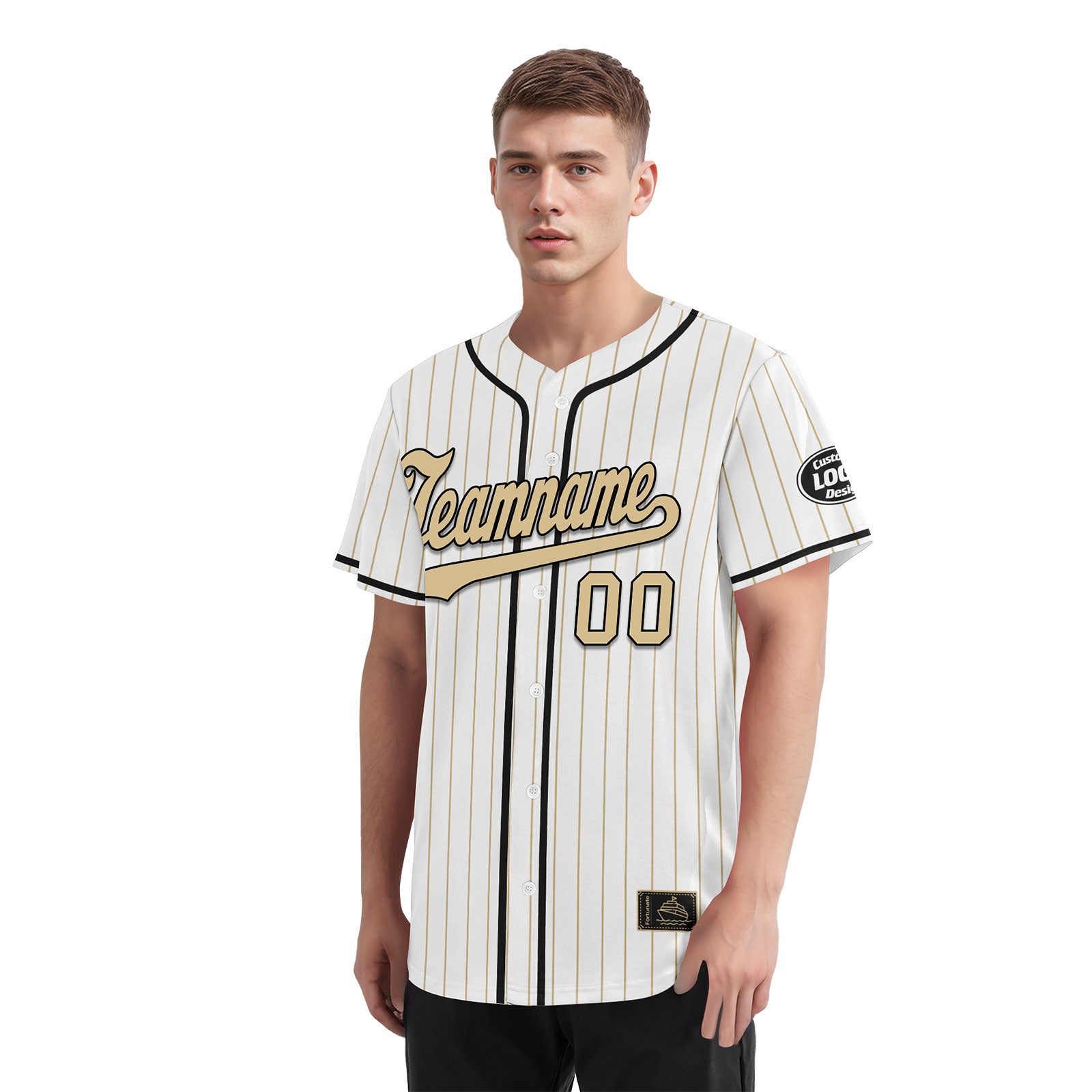 Custom Stripe Fashion Personalized Authentic Baseball Jersey BSBJ01-E025078-18