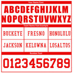 Custom White Red New York Football Jersey and Firesoul Sports Shoes Combo Offer Personalized Combo ZH-D020273-21