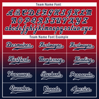 Custom Red Blue Fade Fashion Personalized Authentic Baseball Jersey BSBJ01-D0a70bc