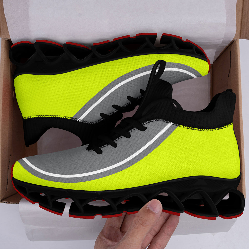 Custom Green Gray Maxsoul Shoes Personalized Sneaker FN030XD-D020388-22